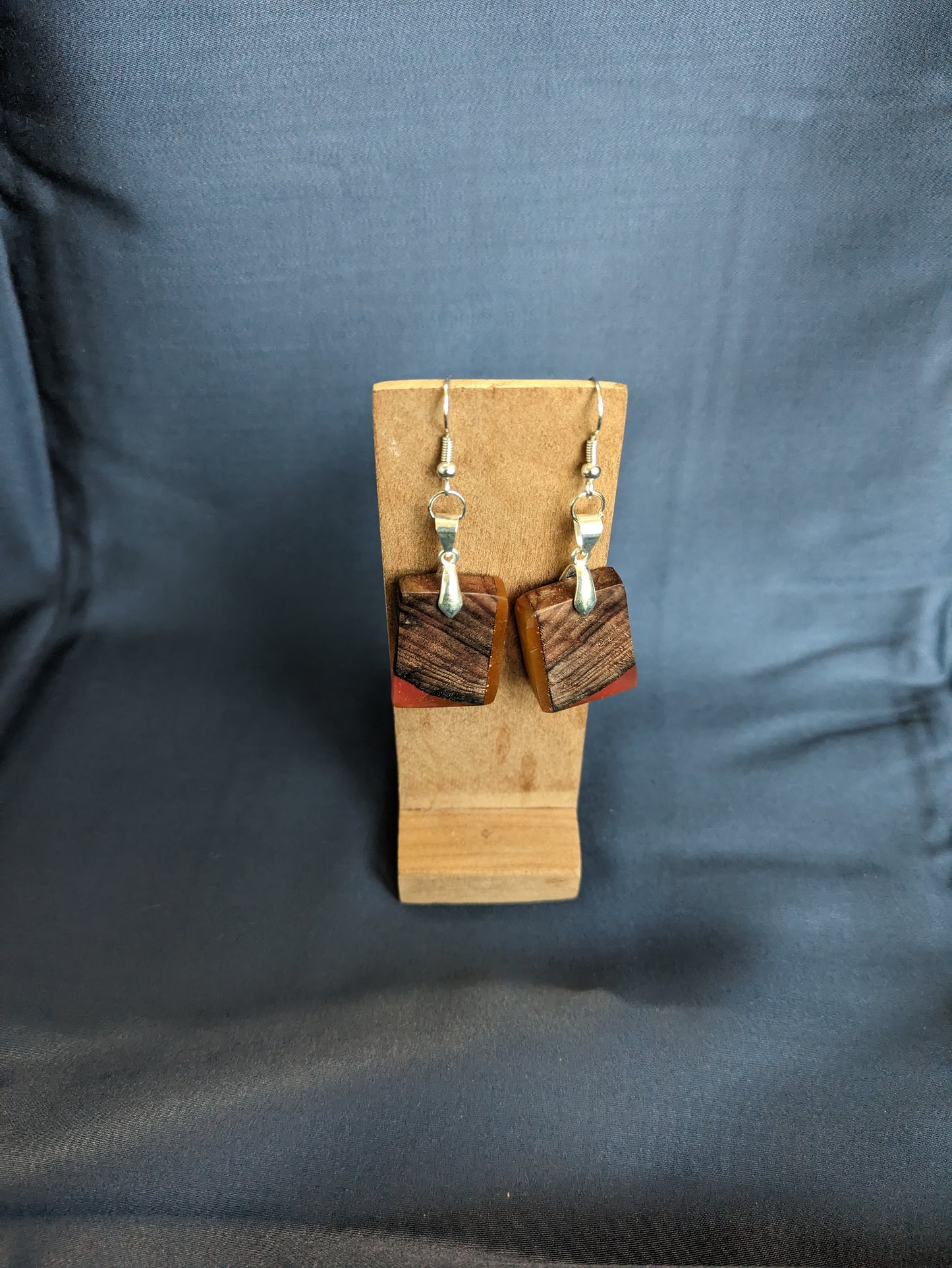 Redwood and Resin Earrings